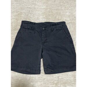 Kut from the Kloth Denise Bermuda Trouser Shorts 6 Black